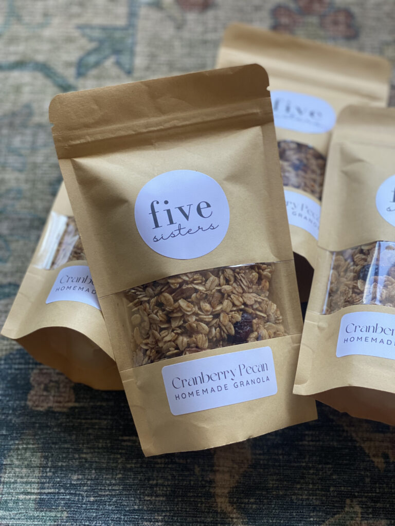 homemade cranberry pecan granola